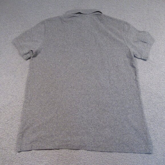 Polo Ralph Lauren Men’s Slim Fit Polo Shirt Large Gray Red Pony Short Sleeve - Picture 6 of 8